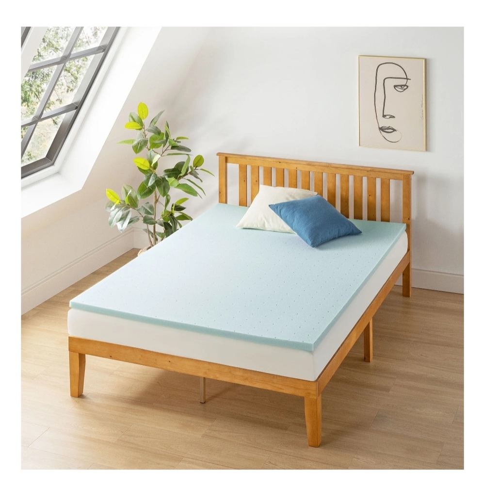Mellow 1.5" Cooling Gel Ventilated Memory Foam Twin XL .